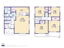 【神奈川県/相模原市南区磯部】相模原市南区磯部 新築一戸建て 間取り図