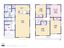 【神奈川県/相模原市南区磯部】相模原市南区磯部 新築一戸建て 間取り図