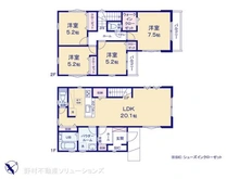 【神奈川県/相模原市南区栄町】相模原市南区栄町 新築一戸建て 間取り図