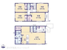 【神奈川県/座間市立野台】座間市立野台3丁目 新築一戸建て 間取り図