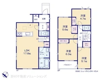 【神奈川県/相模原市中央区淵野辺本町】相模原市中央区淵野辺本町4丁目 新築一戸建て 間取り図