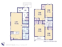 【神奈川県/相模原市中央区淵野辺本町】相模原市中央区淵野辺本町4丁目 新築一戸建て 間取り図