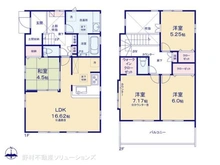 【神奈川県/相模原市南区新戸】相模原市南区新戸 新築一戸建て 間取り図