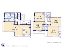 【神奈川県/大和市西鶴間】大和市西鶴間2丁目 新築一戸建て 間取り図