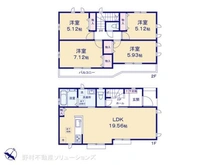【神奈川県/座間市ひばりが丘】座間市ひばりが丘2丁目 新築一戸建て 間取り図