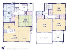 【神奈川県/相模原市南区若松】相模原市南区若松3丁目 新築一戸建て 間取り図
