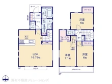 【東京都/町田市玉川学園】町田市玉川学園3丁目 新築一戸建て 間取り図