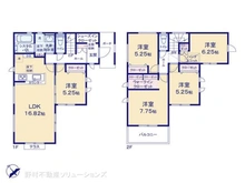 【神奈川県/相模原市南区大野台】相模原市南区大野台8丁目 新築一戸建て 間取り図