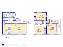 【神奈川県/座間市南栗原】座間市南栗原6丁目 新築一戸建て 間取り図