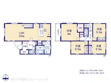 【神奈川県/大和市上和田】大和市上和田 新築一戸建て 間取り図