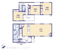 【神奈川県/相模原市中央区千代田】相模原市中央区千代田1丁目 新築一戸建て 間取り図