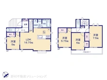 【東京都/町田市鶴川】町田市鶴川4丁目 新築一戸建て 間取り図