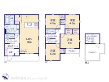【神奈川県/相模原市南区相南】相模原市南区相南1丁目 新築一戸建て 間取り図