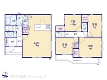 【神奈川県/相模原市中央区淵野辺本町】相模原市中央区淵野辺本町1丁目 新築一戸建て 間取り図