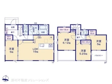 【神奈川県/相模原市中央区淵野辺本町】相模原市中央区淵野辺本町1丁目 新築一戸建て 間取り図