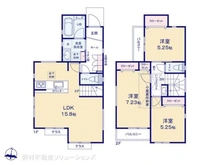 【神奈川県/相模原市南区御園】相模原市南区御園1丁目 新築一戸建て 間取り図