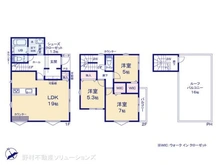 【神奈川県/相模原市中央区中央】相模原市中央区中央3丁目 新築一戸建て 間取り図