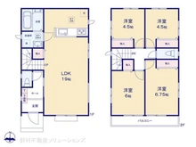 【神奈川県/座間市立野台】座間市立野台2丁目 新築一戸建て 間取り図