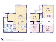 【神奈川県/相模原市南区文京】相模原市南区文京1丁目 新築一戸建て 間取り図