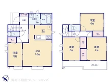 【神奈川県/座間市ひばりが丘】座間市ひばりが丘3丁目 新築一戸建て 間取り図