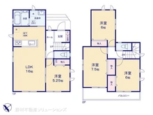 【神奈川県/相模原市南区御園】相模原市南区御園5丁目 新築一戸建て 間取り図