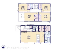 【神奈川県/座間市南栗原】座間市南栗原6丁目 新築一戸建て 間取り図