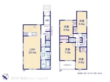 【神奈川県/相模原市中央区上溝】相模原市中央区上溝4丁目 新築一戸建て 間取り図