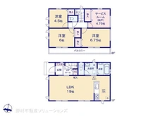 【神奈川県/相模原市中央区星が丘】相模原市中央区星が丘3丁目 新築一戸建て 間取り図