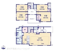 【東京都/町田市成瀬台】町田市成瀬台4丁目 新築一戸建て 間取り図