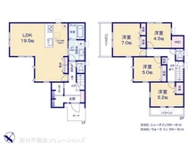 【神奈川県/相模原市南区上鶴間】相模原市南区上鶴間1丁目 新築一戸建て 間取り図