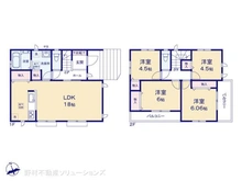 【神奈川県/大和市代官】大和市代官4丁目 新築一戸建て 間取り図
