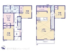 【神奈川県/相模原市南区上鶴間】相模原市南区上鶴間4丁目 新築一戸建て 間取り図