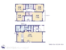 【神奈川県/相模原市中央区相生】相模原市中央区相生4丁目 新築一戸建て 間取り図