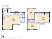【神奈川県/座間市相武台】座間市相武台2丁目 新築一戸建て 間取り図
