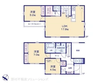 【神奈川県/相模原市中央区上溝】相模原市中央区上溝3丁目 新築一戸建て 間取り図