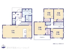 【神奈川県/座間市入谷東】座間市入谷東3丁目 新築一戸建て 間取り図