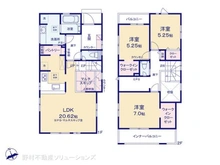 【東京都/町田市忠生】町田市忠生3丁目 新築一戸建て 間取り図