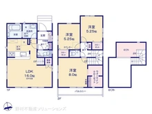 【神奈川県/相模原市中央区淵野辺本町】相模原市中央区淵野辺本町5丁目 新築一戸建て 間取り図