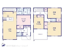 【神奈川県/相模原市中央区宮下本町】相模原市中央区宮下本町1丁目 新築一戸建て 間取り図