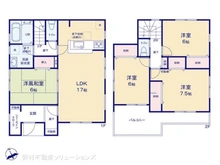 【神奈川県/相模原市中央区宮下本町】相模原市中央区宮下本町1丁目 新築一戸建て 間取り図