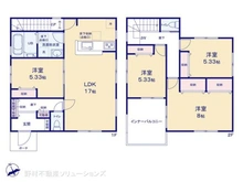 【神奈川県/相模原市中央区宮下本町】相模原市中央区宮下本町1丁目 新築一戸建て 間取り図