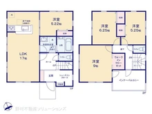 【神奈川県/相模原市中央区宮下本町】相模原市中央区宮下本町1丁目 新築一戸建て 間取り図