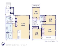 【神奈川県/相模原市中央区東淵野辺】相模原市中央区東淵野辺5丁目 新築一戸建て 間取り図