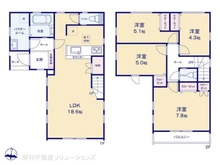 【神奈川県/相模原市南区南台】相模原市南区南台6丁目 新築一戸建て 間取り図