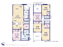 【神奈川県/相模原市南区上鶴間】相模原市南区上鶴間8丁目 新築一戸建て 間取り図