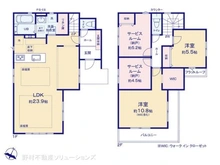 【神奈川県/相模原市南区東林間】相模原市南区東林間7丁目 新築一戸建て 間取り図