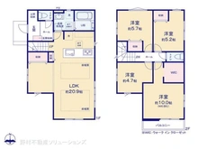 【東京都/町田市金森東】町田市金森東4丁目 新築一戸建て 間取り図