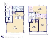 【神奈川県/相模原市南区上鶴間】相模原市南区上鶴間2丁目 新築一戸建て 間取り図