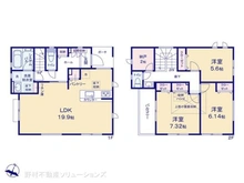 【神奈川県/相模原市南区上鶴間】相模原市南区上鶴間2丁目 新築一戸建て 間取り図