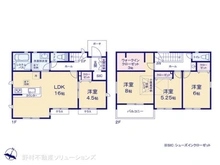 【神奈川県/相模原市南区上鶴間】相模原市南区上鶴間2丁目 新築一戸建て 間取り図